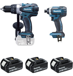 Ensemble de 2 machines (DDF458 + DTD152) Makita ref DLX2144TJ1