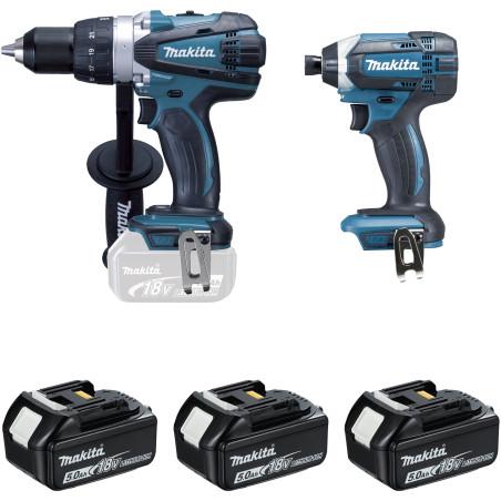 Ensemble de 2 machines (DDF458 + DTD152) MAKITA DLX2144TJ1