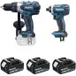 Ensemble de 2 machines (DDF458 + DTD152) MAKITA DLX2144TJ1