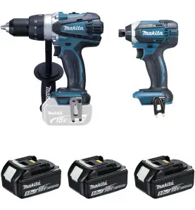 Ensemble de 2 machines (DDF458 + DTD152) Makita ref DLX2144TJ1