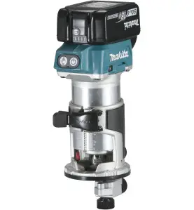 Affleureuse 18 V 5 Ah 8 mm ( kit d'accessoires) Makita ref DRT50RTJX3