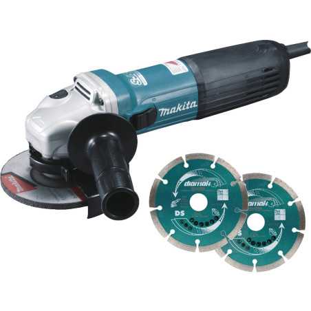 Meuleuse  Ø 125 mm 1400 W ( kit d'accessoires) Makita ref GA5040CJD