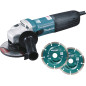 Meuleuse Ø 125 mm 1400 W ( kit d'accessoires) MAKITA GA5040CJD