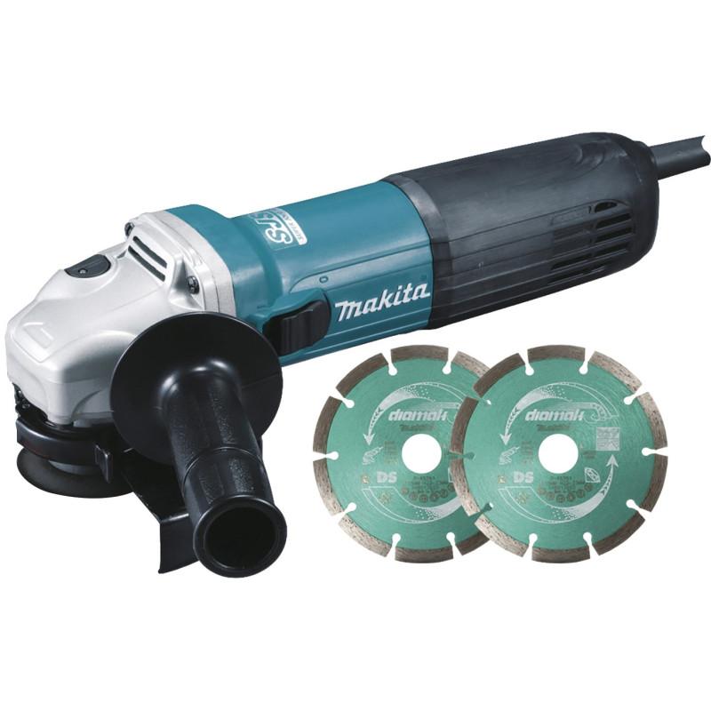 Meuleuse  Ø 125 mm 1100 W ( kit d'accessoires) Makita ref GA5040RKDJ