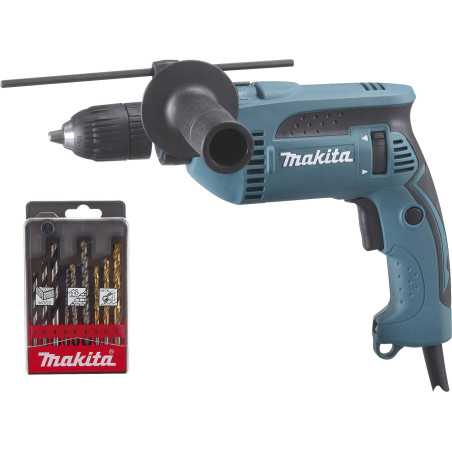 Perceuse à percussion 680 W Ø 13 mm  Makita ref HP1641K1X