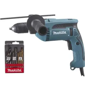 Perceuse à percussion 680 W Ø 13 mm Makita ref HP1641K1X