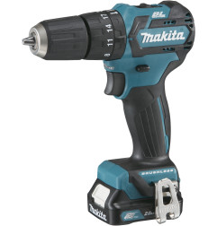 Perceuse visseuse à percussion 12 V CXT Li-Ion 2 Ah Ø 10 mm  Makita ref HP332DSAJ