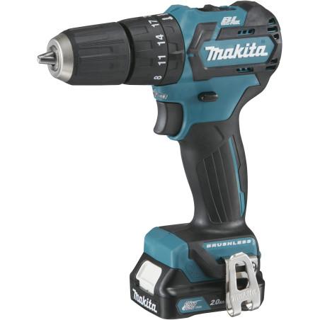 Perceuse visseuse à percussion 12 V CXT Li-Ion 2 Ah Ø 10 mm Makita ref HP332DSAJ