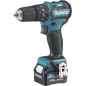 Perceuse visseuse à percussion 12 V CXT Li-Ion 4 Ah Ø 10 mm MAKITA HP332DSMJ