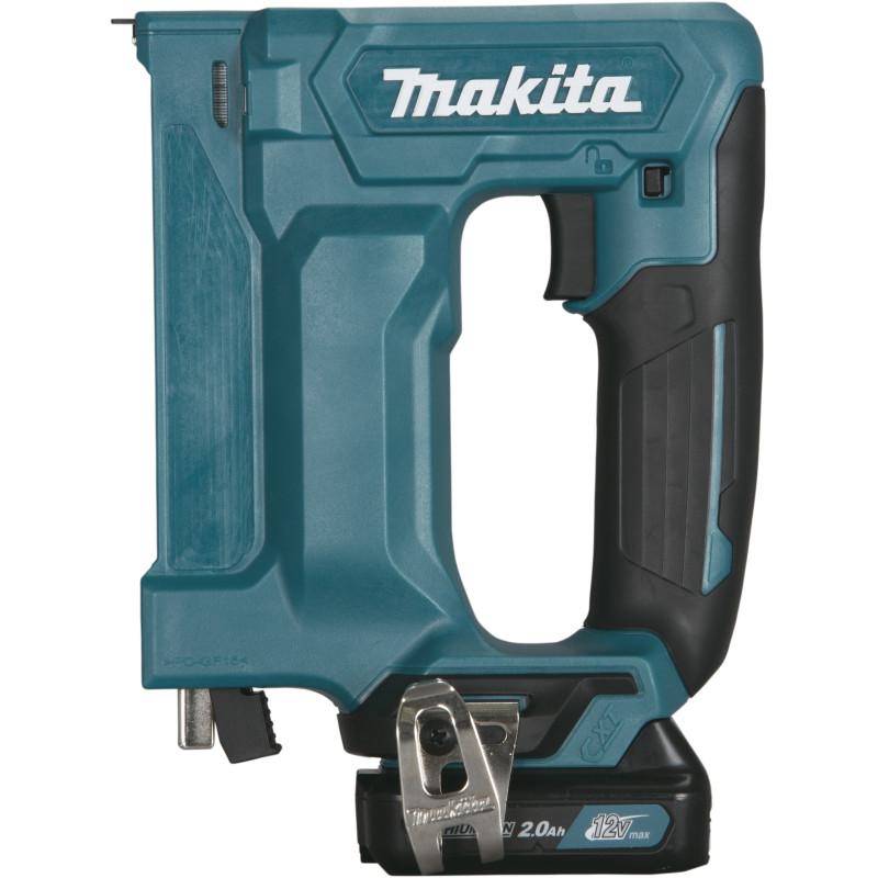 Agrafeuse 12 V CXT Li-Ion 2 Ah 7 / 10 mm  Makita ref ST113DSAJ