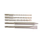 STARTER KIT SDS PLUS BURIN ET FORET: 3 FORET SDS PLUS 2 TAILLANTS: Diam.6 / 8/ 10 X 160MM 1 X BURIN PIC 1 X BURIN PLAT STARTER KIT SDS PLUS BURIN ET FORET: 3 FORET SDS PLUS 2 TAILLANTS: Diam.6 / 8/ 10 X 160MM 1 X BURIN PIC 1 X BURIN PLAT