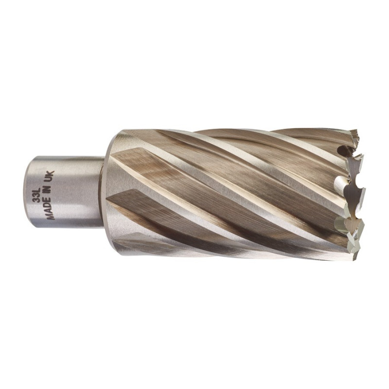 TRÉPAN HSS POUR PERCEUSE À EMBASE MAGNÉTIQUE 33X50MM (X1) TRÉPAN HSS POUR PERCEUSE À EMBASE MAGNÉTIQUE 33X50MM (X1)