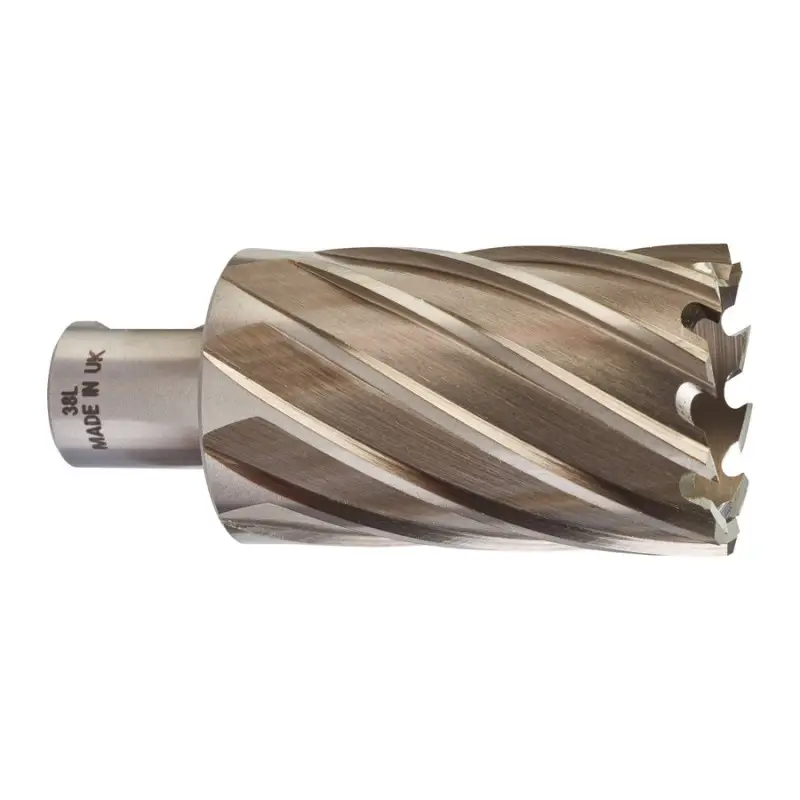 TRÉPAN HSS POUR PERCEUSE À EMBASE MAGNÉTIQUE 38X50MM (X1) TRÉPAN HSS POUR PERCEUSE À EMBASE MAGNÉTIQUE 38X50MM (X1)
