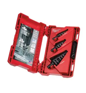 SET DE 3 FORETS ETAGES Ø 4 à 12MM, Pas de 1MM Ø 4 à 20MM, Pas de 2MM Ø 6 à 35MM, Pas de 2MM & 3MM