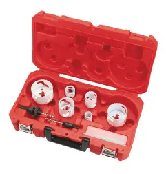 COFFRET SCIES CLOCHES HOLE DOZER 10PCS
