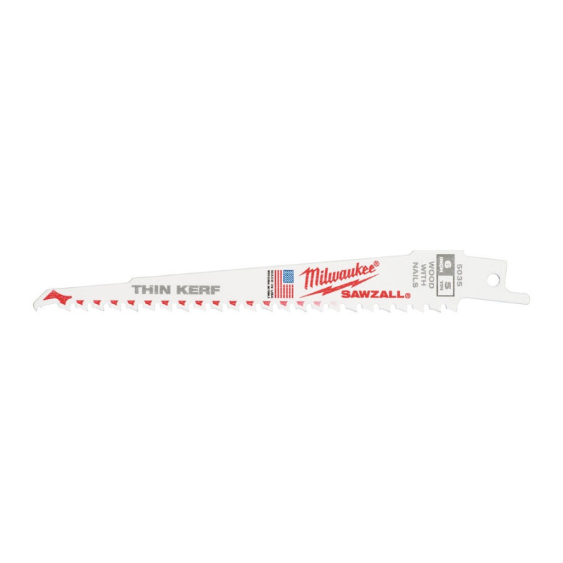 LAME SCIE SABRE TCT WRECKER 150/6T (X5) - Blister