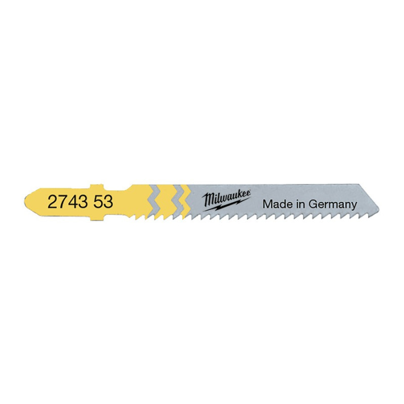 LAMES DE SCIES SAUTEUSES BOIS ET PLASTIQUE 75MM (X5)