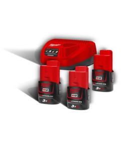 M12NRG-303 - Pack NRJ 12V, 3,0 Ah  Red Lithium, système M12