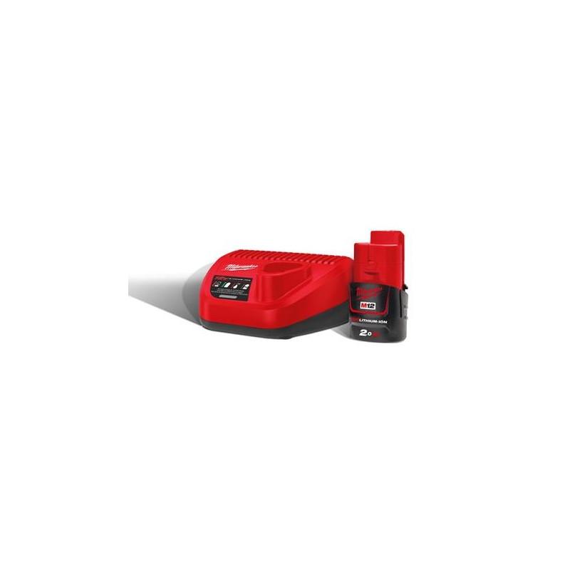 M12 PACKNRJ-201 - Pack NRJ 12V, 2,0 Ah  Red Lithium, système M12