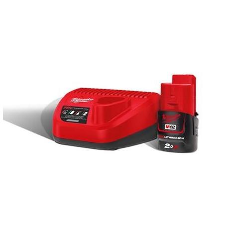 M12 PACKNRJ-201 - Pack NRJ 12V, 2,0 Ah Red Lithium, système M12