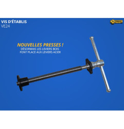 Vis d'etabli Ø24 long.340mm