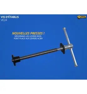 Vis d'etabli Ø24 long.340mm