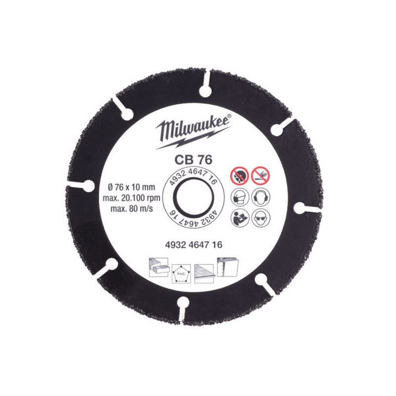 DISQUE CARBURE 76 MM 1 PC