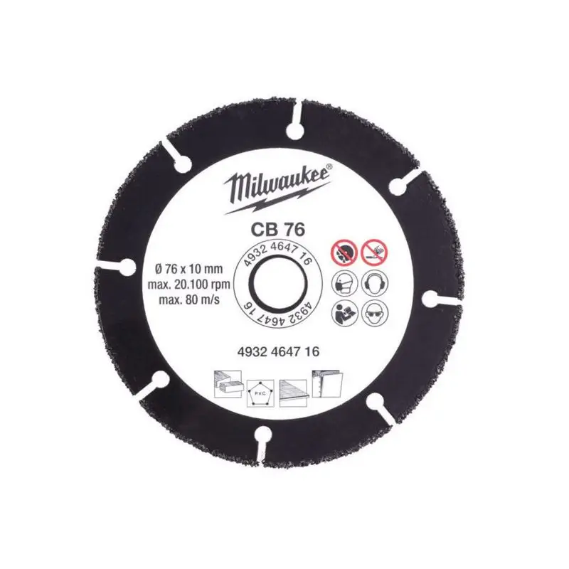 DISQUE CARBURE 76 MM 1 PC