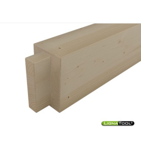 Set de gabarit pour tenons droits 40mm d'epaisseur - angulaires (sans fraise - usinage de la mortaise à la mortaiseuse)