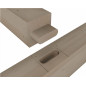 Set de gabarit pour tenons droits 40mm d'epaisseur - ronds (usinage mortaise et tenon à la défonceuse) Set de gabarit pour tenons droits 40mm d'epaisseur - ronds (usinage mortaise et tenon à la défonceuse)
