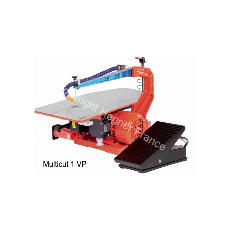 Scie à chantourner Multicut-1 avec variateur électronique au pied - Nouveau modèle 2019 Scie à chantourner Multicut-1 avec variateur électronique au pied - Nouveau modèle 2019