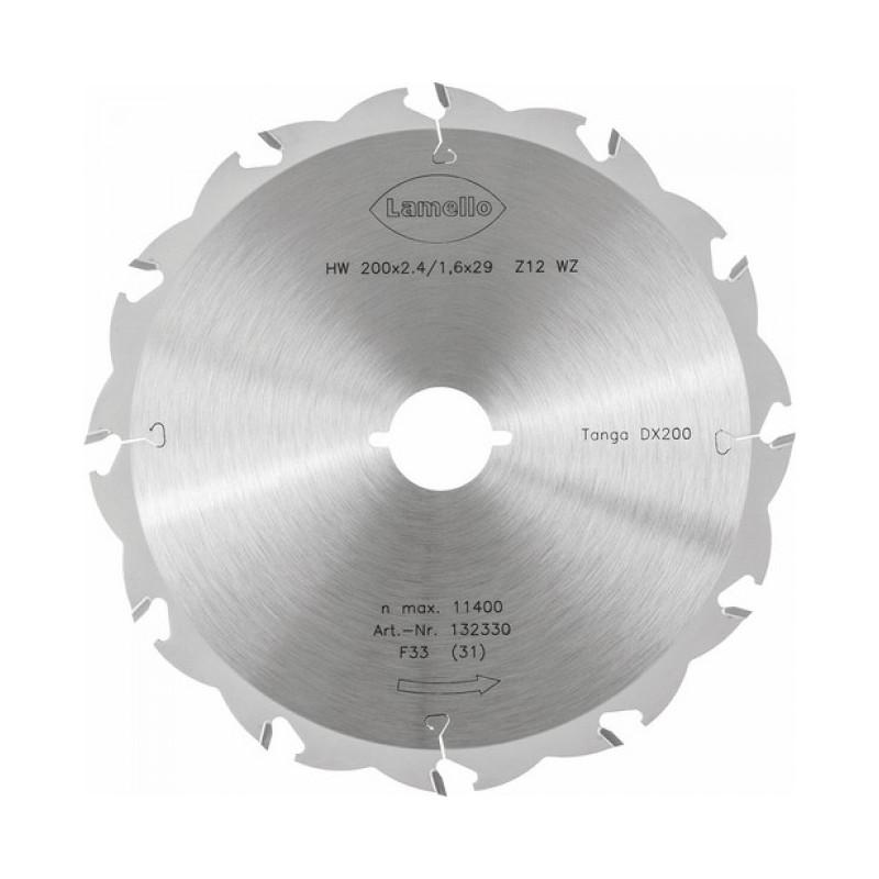 Lame de scie pour tanga dx200, z12, Ø 200 × 2.4 × 29 mm (profondeur de coupe 70 mm)