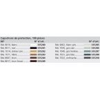 Capuchons de protection clamex, ral 8017 - brun chocolat, 100pcs