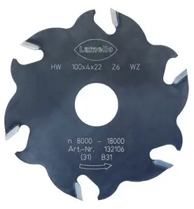 Fraise a rainurer md ø100x4x22mm pour classic