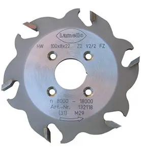 Fraise md,z2+v2+2, 100x22x8mm pour clamex