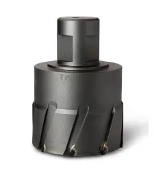 Fraise HM Ultra 100 avec emmanchement Weldon 32 - Ø de perçage : 90,00 mm Profondeur de coupe : 100 mm