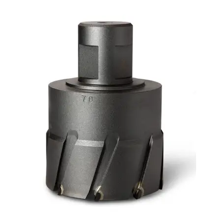Fraise HM Ultra 100 avec emmanchement Weldon 32 - Ø de perçage : 105,00 mm Profondeur de coupe : 100 mm