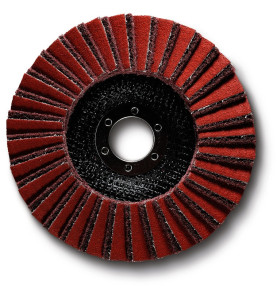 Lot de 5 Disque à lamelles - Ø : 125,00 mm Grain : Fin