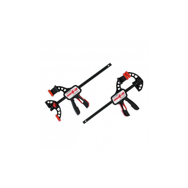 Serre-joint F-SZ 180MM pour fixation de la règle de guidage sur la pièce à usiner, 2 pièces