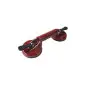 Ventouse plastique double fixe - Capacite serrage 40 kg