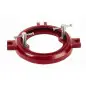 Etau d'établi parallèle guide carré avec mors pour tube. - Capacite serrage 10 cm Etau d'établi parallèle guide carré avec mors pour tube. - Capacite serrage 10 cm