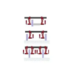 Serre joint a pompe reversible - Capacite serrage 40 cm
