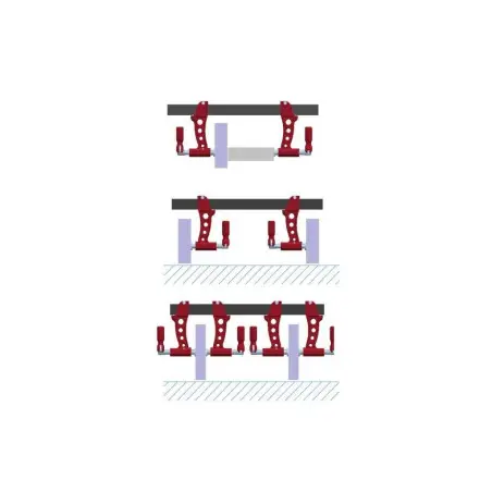 Serre joint a pompe reversible - Capacite serrage 40 cm