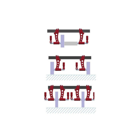 Serre joint a pompe reversible - Capacite serrage 50 cm