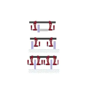 Serre joint a pompe reversible - Capacite serrage 80 cm