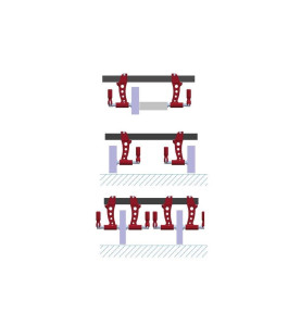 Serre joint a pompe reversible - Capacite serrage 40 cm