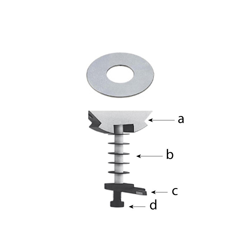 Rondelle d'écartement d'épaisseur 0.1 mm - ZOBO 762210