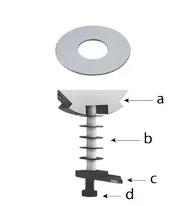 Rondelle d'écartement d'épaisseur 0.1 mm - ZOBO 762210