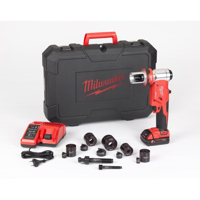 M18 HKP-201CA - Emporte-pièce hydraulique FORCE LOGIC 18V, 2.0Ah, poinçons M18 HKP-201CA - Emporte-pièce hydraulique FORCE LOGIC 18V, 2.0Ah, poinçons