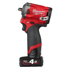 M12 FIW38-422X - Boulonneuse à chocs compacte Carré 3/8' FUEL,12V, 4,0Ah & 2,0Ah, 4 modes, 339 Nm